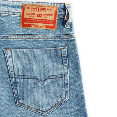Diesel Slim Short Blue Denim Shorts SLIM-SHORT CALZONCINI R9B92